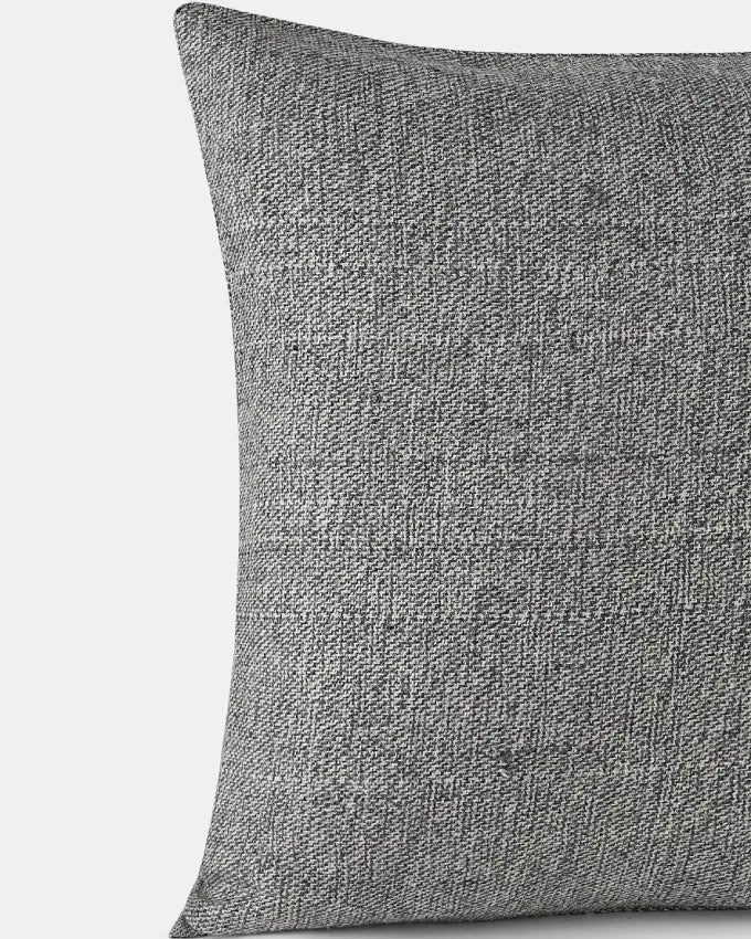Handwoven Changla Top square wool cushion cover with textured weave