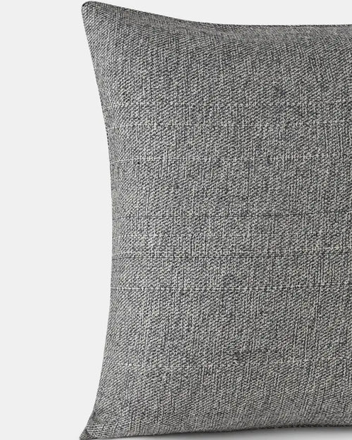Handwoven Changla Top square wool cushion cover with textured weave