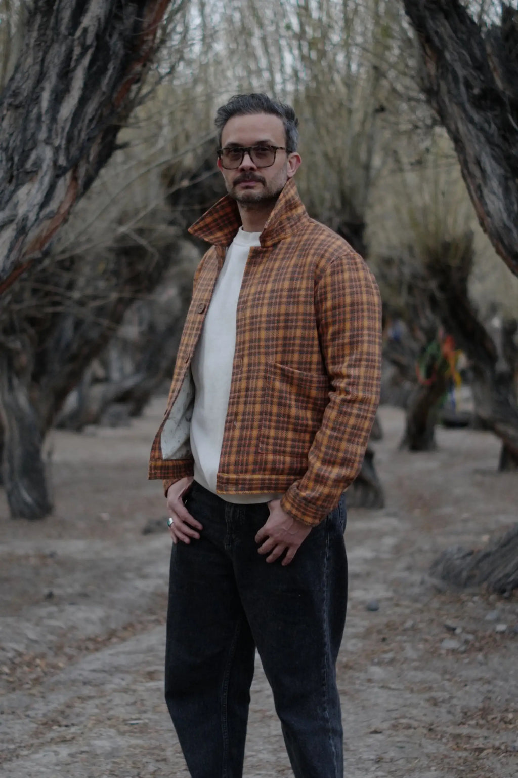 MJ Bomber Jacket with wool exterior and cotton lining