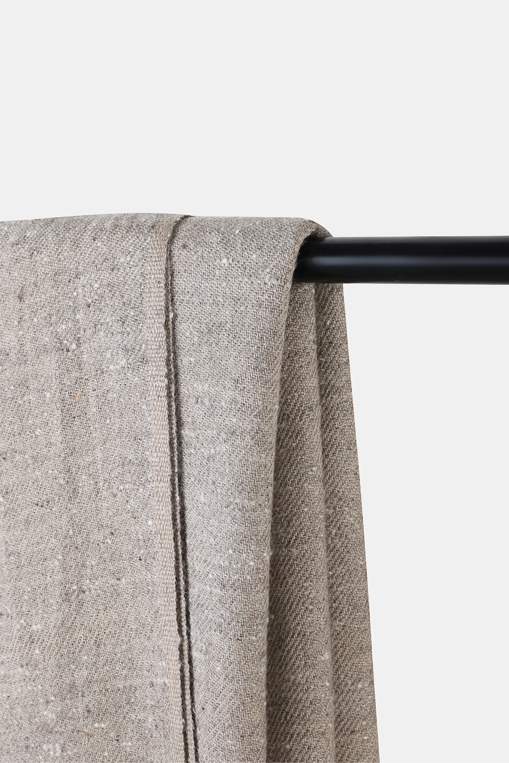 Woven Nomad Yak Wool Throw with subtle textured weave