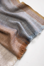 Handwoven Rila Pashmina Scarf with plant-dyed colour palette