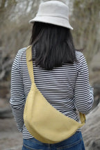 Siya Crossbody Bag showcasing naturally dyed wool weave